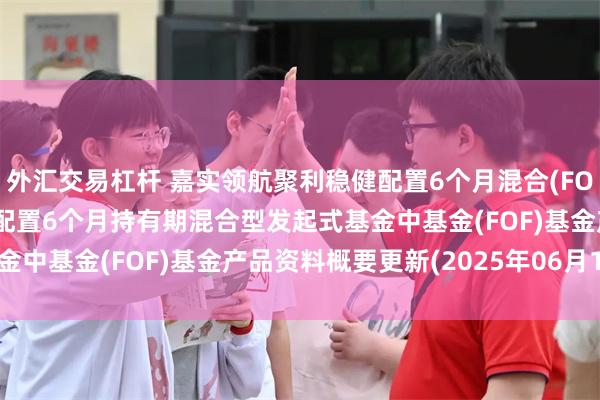 外汇交易杠杆 嘉实领航聚利稳健配置6个月混合(FOF): 嘉实领航聚利稳健配置6个月持有期混合型发起式基金中基金(FOF)基金产品资料概要更新(2025年06月11日)