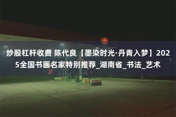 炒股杠杆收费 陈代良【墨染时光·丹青入梦】2025全国书画名家特别推荐_湖南省_书法_艺术